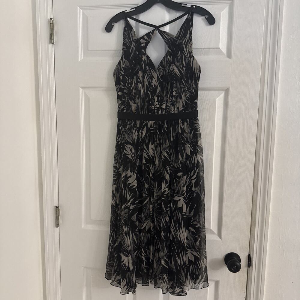 RARE Archival Jason Wu Collection 2014 Silk Chiffon Botanical Dress US Size 4